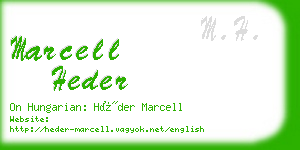 marcell heder business card